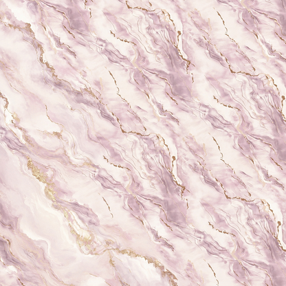 Lilac Gold Veined Marble Wallpaper - close-up