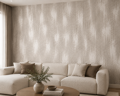 Shimmer Ikat Stripe Wallpaper 1