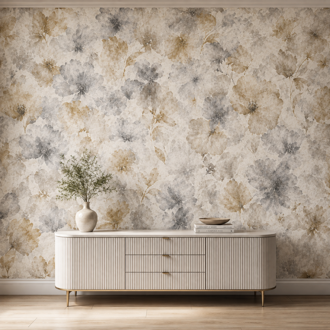 Watercolor Floral Bloom Wallpaper 3