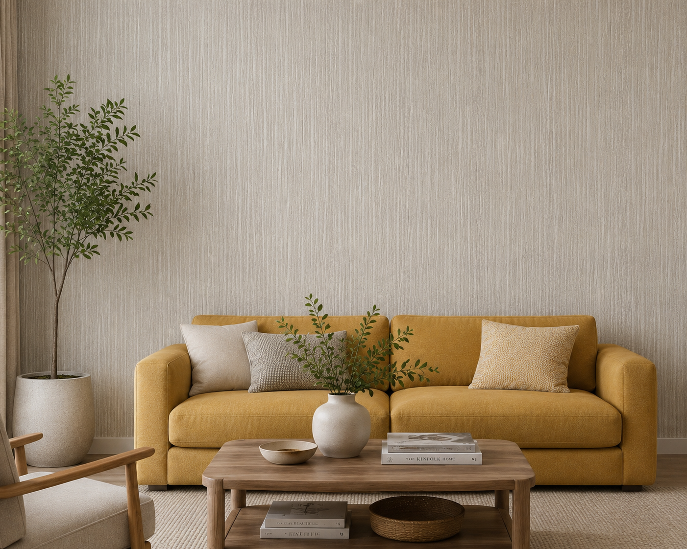 Grey Striated Texture Wallpaper 1