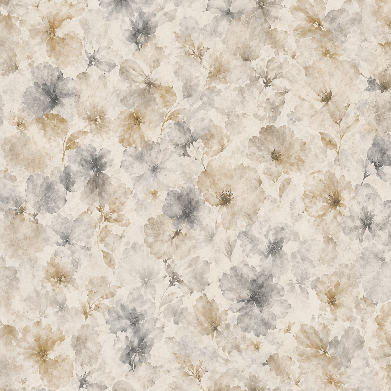 Watercolor Floral Bloom Wallpaper 4