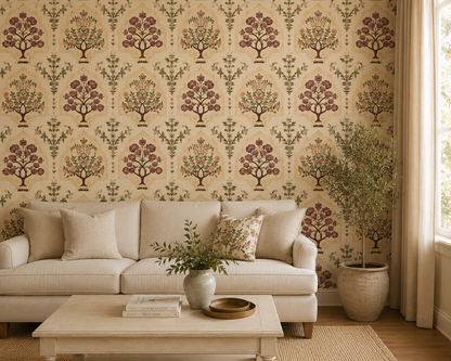 Mughal Tree of Life Wallpaper