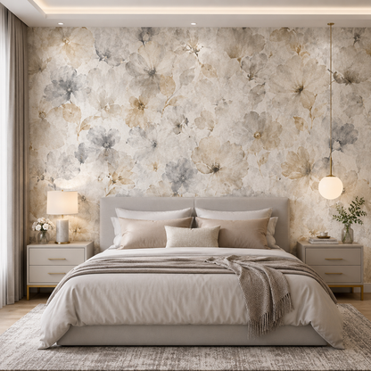 Watercolor Floral Bloom Wallpaper 1
