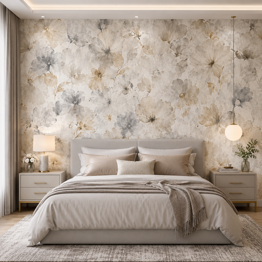 Watercolor Floral Bloom Wallpaper 1