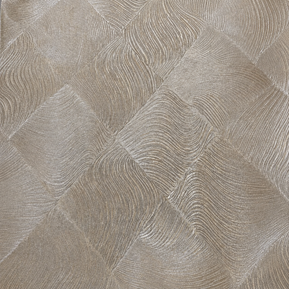 Champagne Quilted Swirl 3D Wallpaper 3