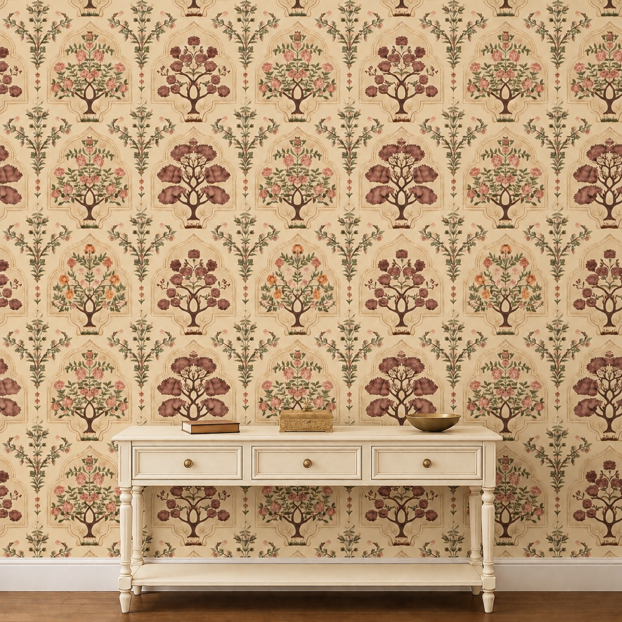 Mughal Tree of Life Wallpaper