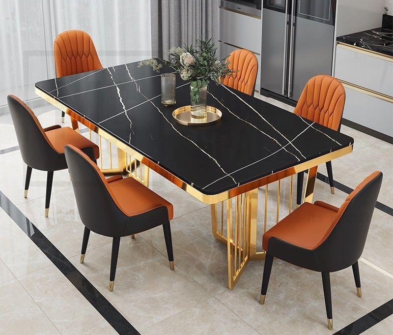 Golden Luxury Dining Table