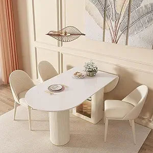 Royal White Luxurious Dining Table