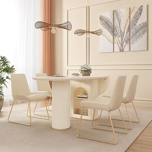 Royal White Luxurious Dining Table