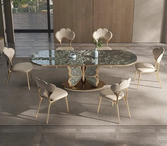 Butterfly Shape Luxurious Dining Table