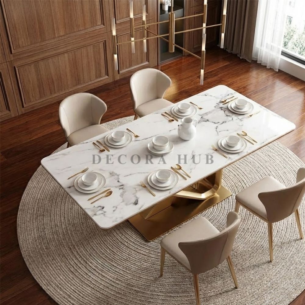 Futuristic 6 Seater Dining Table – another angle