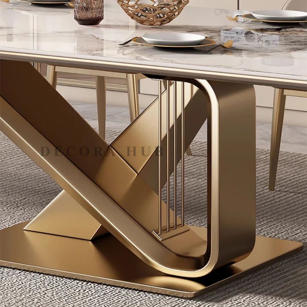 Futuristic 6 Seater Dining Table – detail view