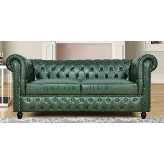 hand-tufted-green-leather-chesterfield-sofa