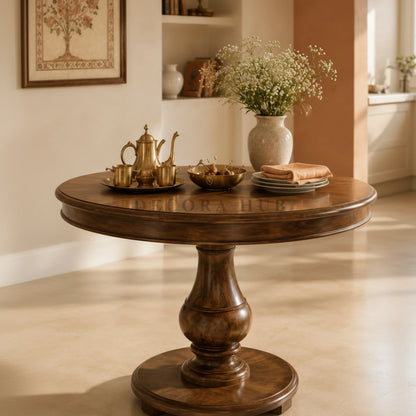Haveli Teak Wood Dining Table Set