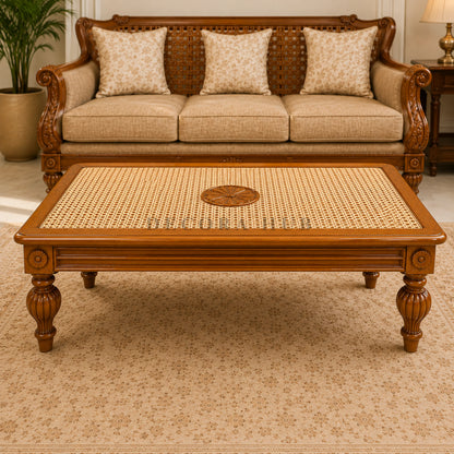 Heritage Weave Centre Table - Wooden Centre Tables