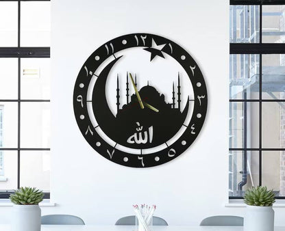 Beautiful Mosque Islamic Wall Clock