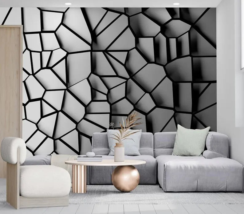Geometric 3D Effect Wallpaper