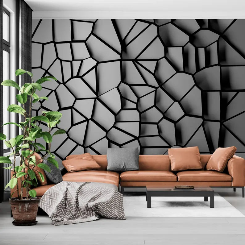 Geometric 3D Effect Wallpaper
