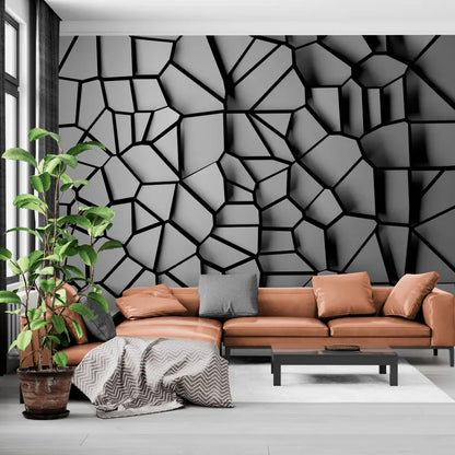 Geometric 3D Effect Wallpaper