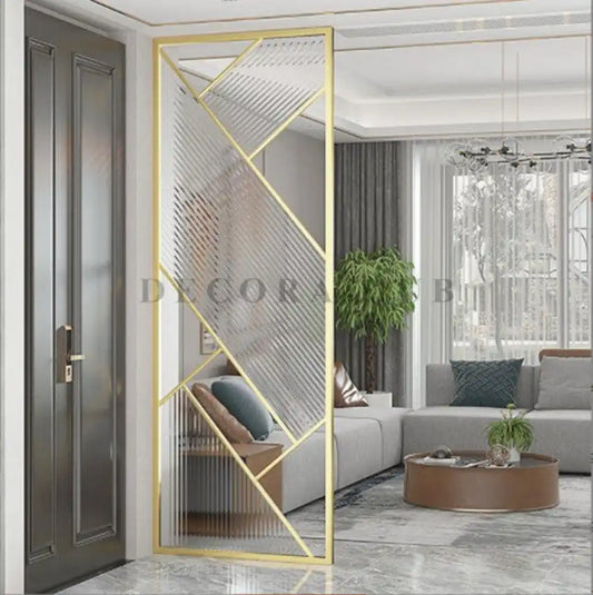 Infinity Luxurious Stainless Steel PVD Partition For Living Room