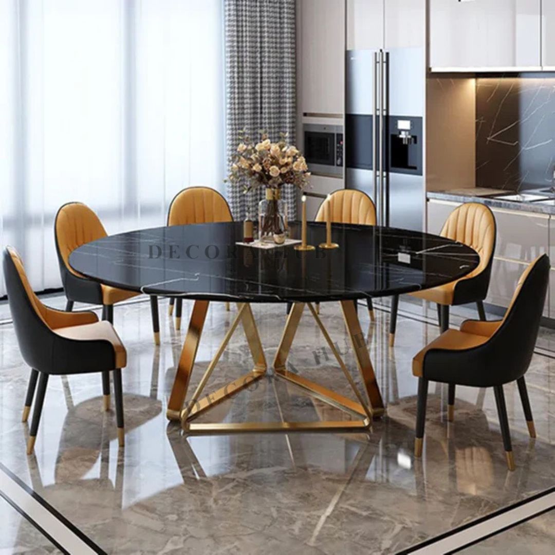 Kalinga Modern Marble Dining Table