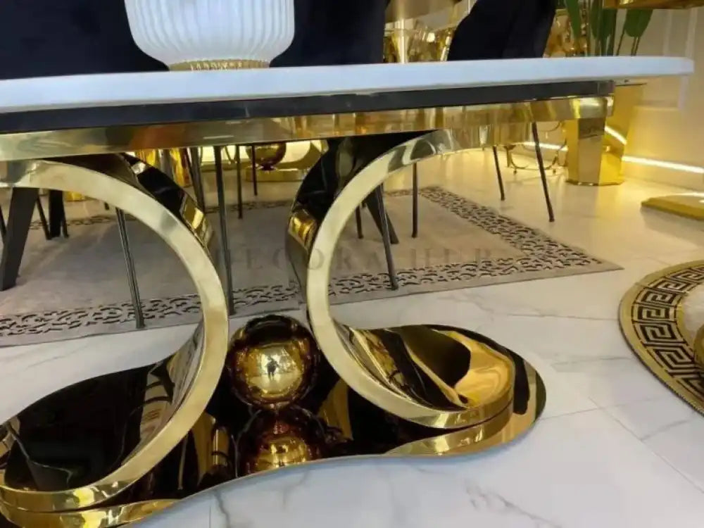 Lavish Golden Centre Table