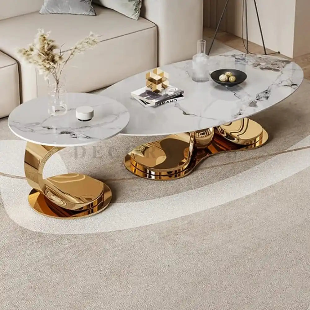 Lavish Golden Centre Table