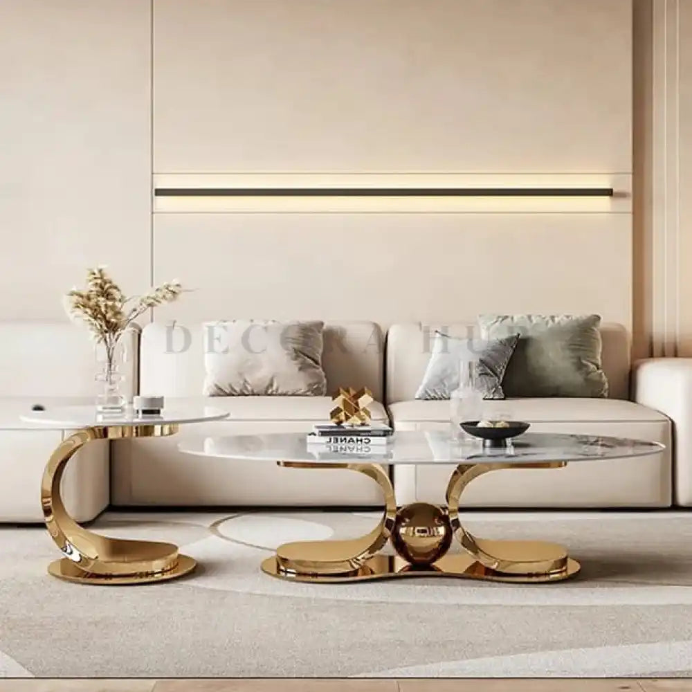 Lavish Golden Centre Table