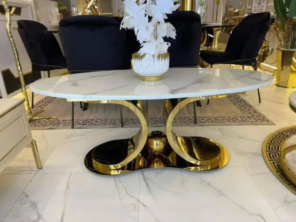 Lavish Golden Centre Table