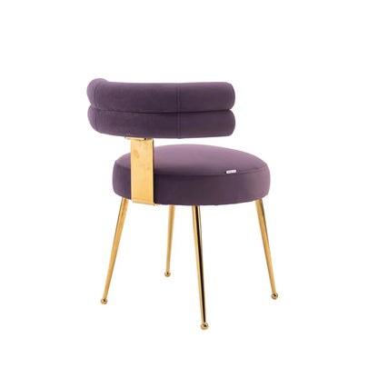 Purple Colour Fashionable Stylish Lounge Chair