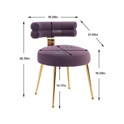 Purple Colour Fashionable Stylish Lounge Chair