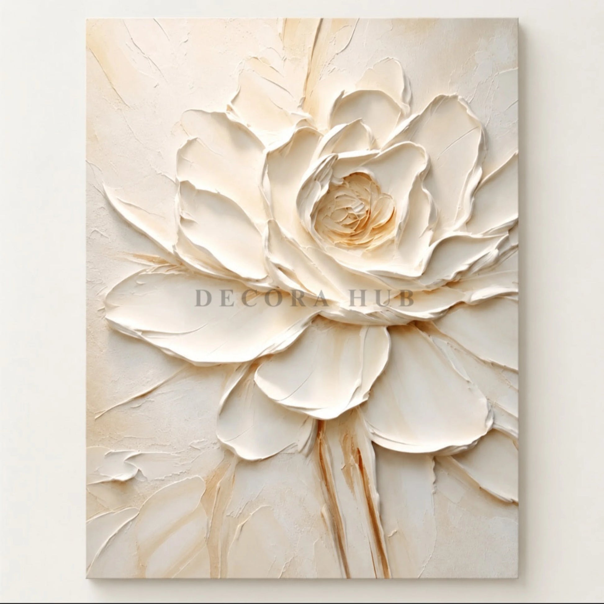 Luma Petal Textured Wall Art