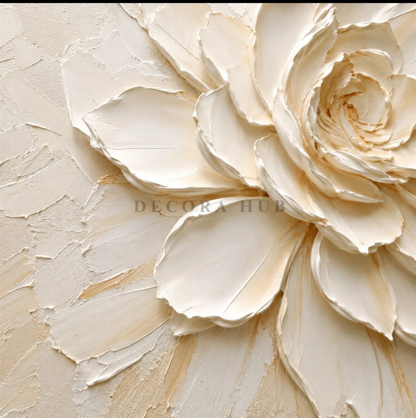 Luma Petal Textured Wall Art - Textured Wall Art