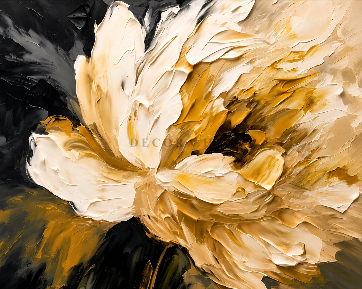Lunara Aurex Bloom Wall Art - Textured Wall Art