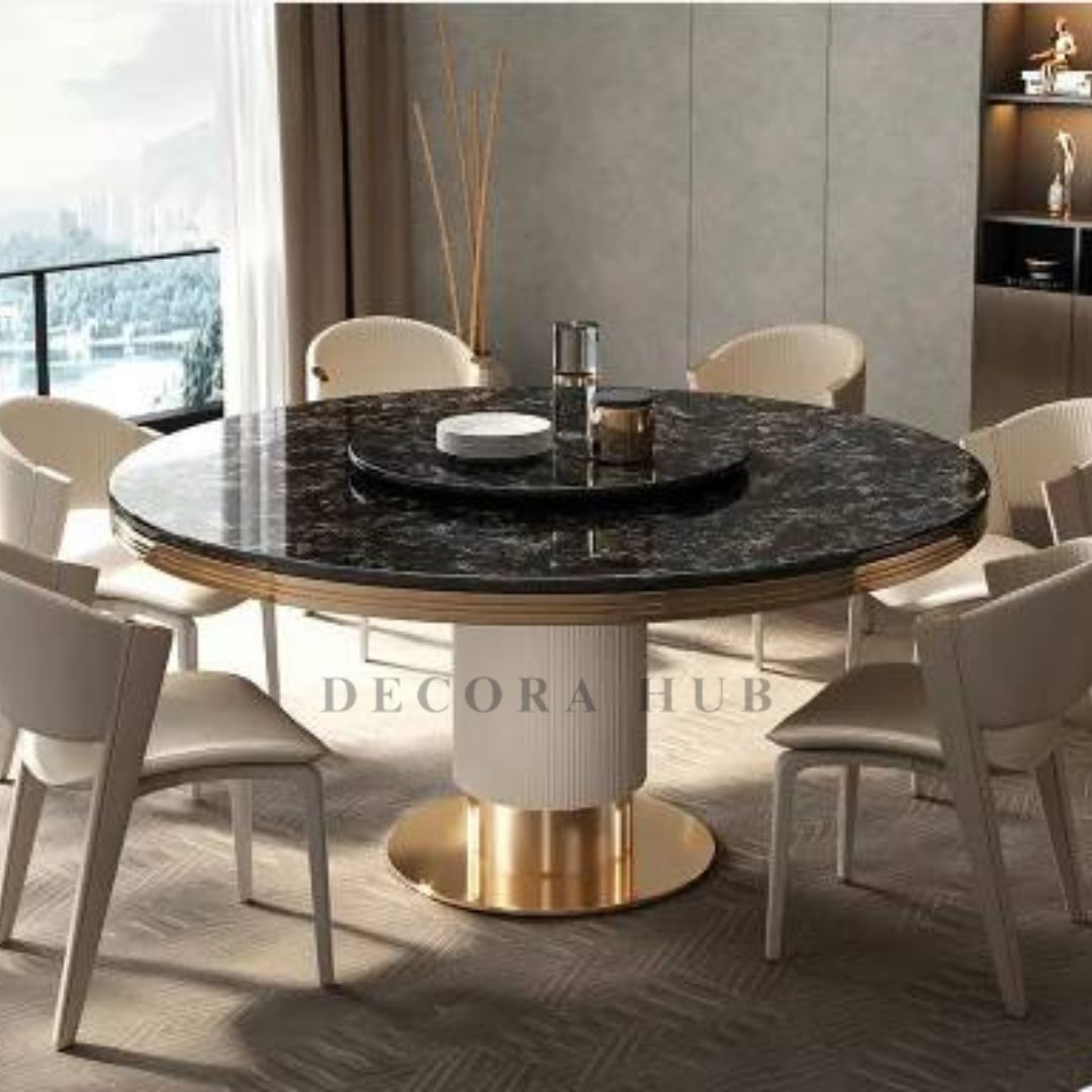 Luxurious Round Dinner Table