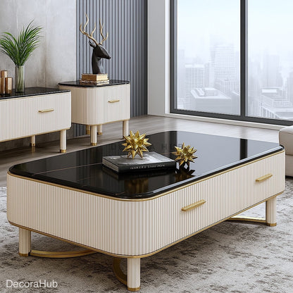 luxury-cream-ribbed-coffee-table-with-drawers