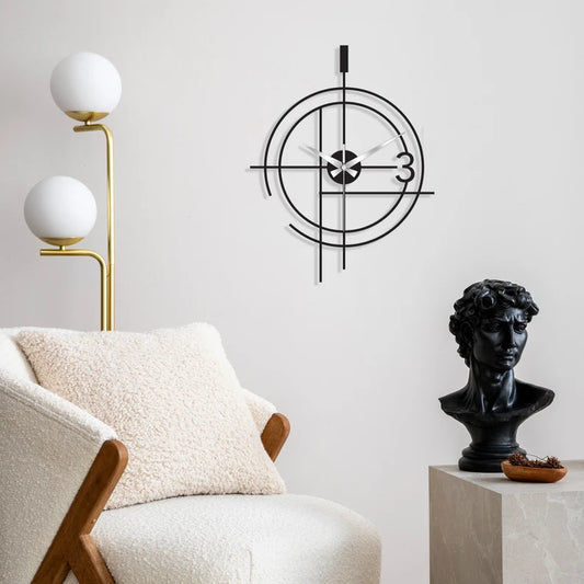 Luxurious Living Room Wall Clock