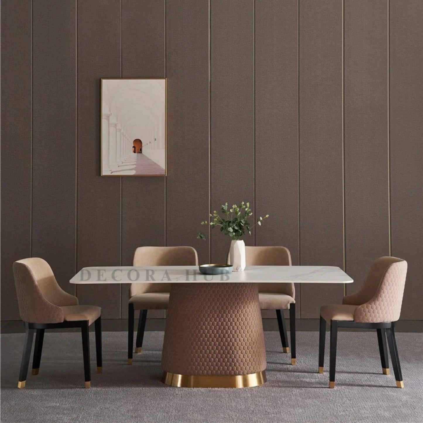 modern luxury dining table for apartment interiors