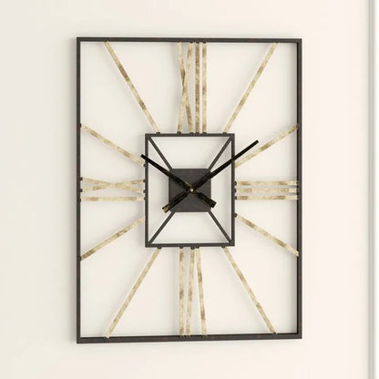 Square Shape Luxurious wall Clock