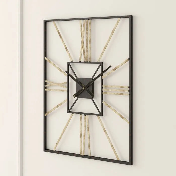 Square Shape Luxurious wall Clock