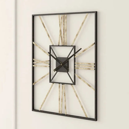 Square Shape Luxurious wall Clock