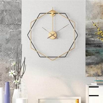 Luxurious polygonal Wall Clock