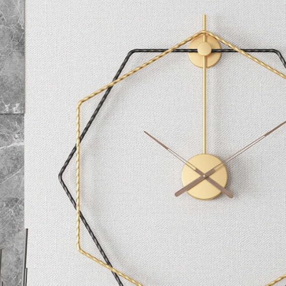 Luxurious polygonal Wall Clock