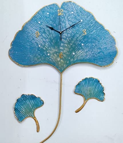 Decorative Leaf Shape Wall Clock