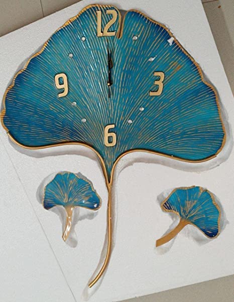 Decorative Leaf Shape Wall Clock