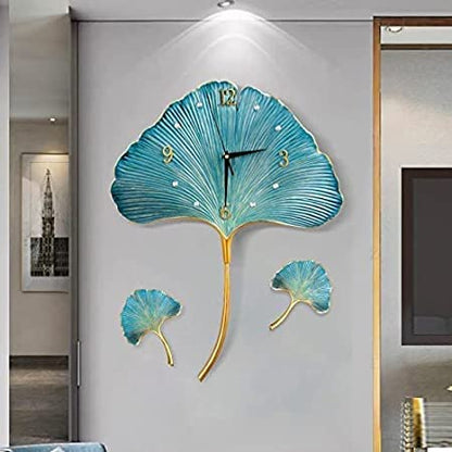 Decorative Leaf Shape Wall Clock