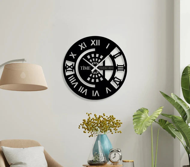 Black Decorative Wall Clock