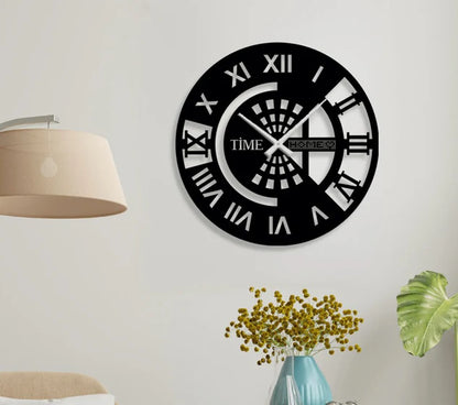 Black Decorative Wall Clock