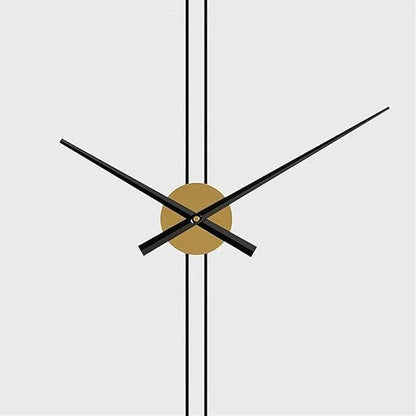 Simplistic Black Metal Wall Clock