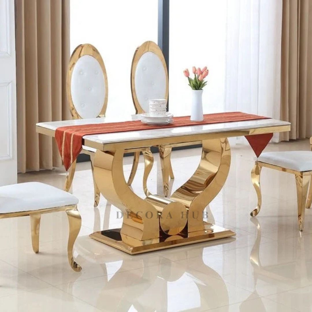 Mumbai Style Marble Dining Table